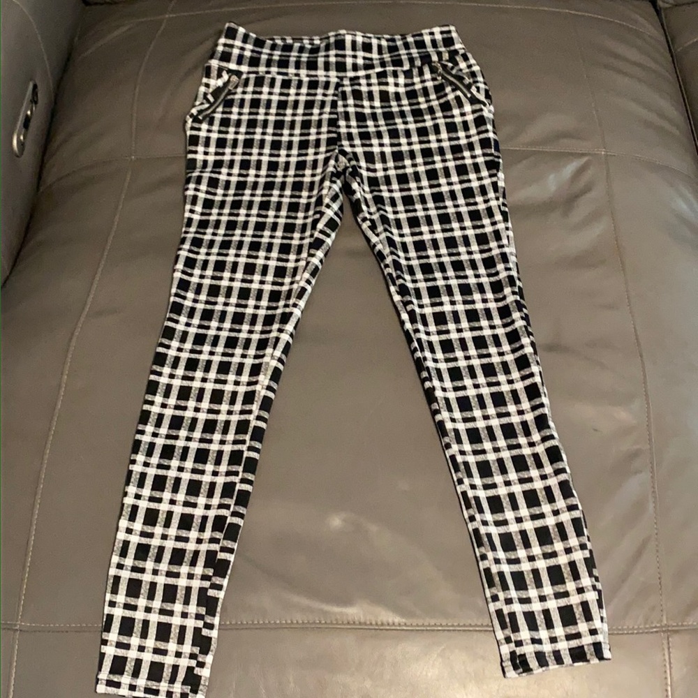 Black and White Plaid Shosho Pants!